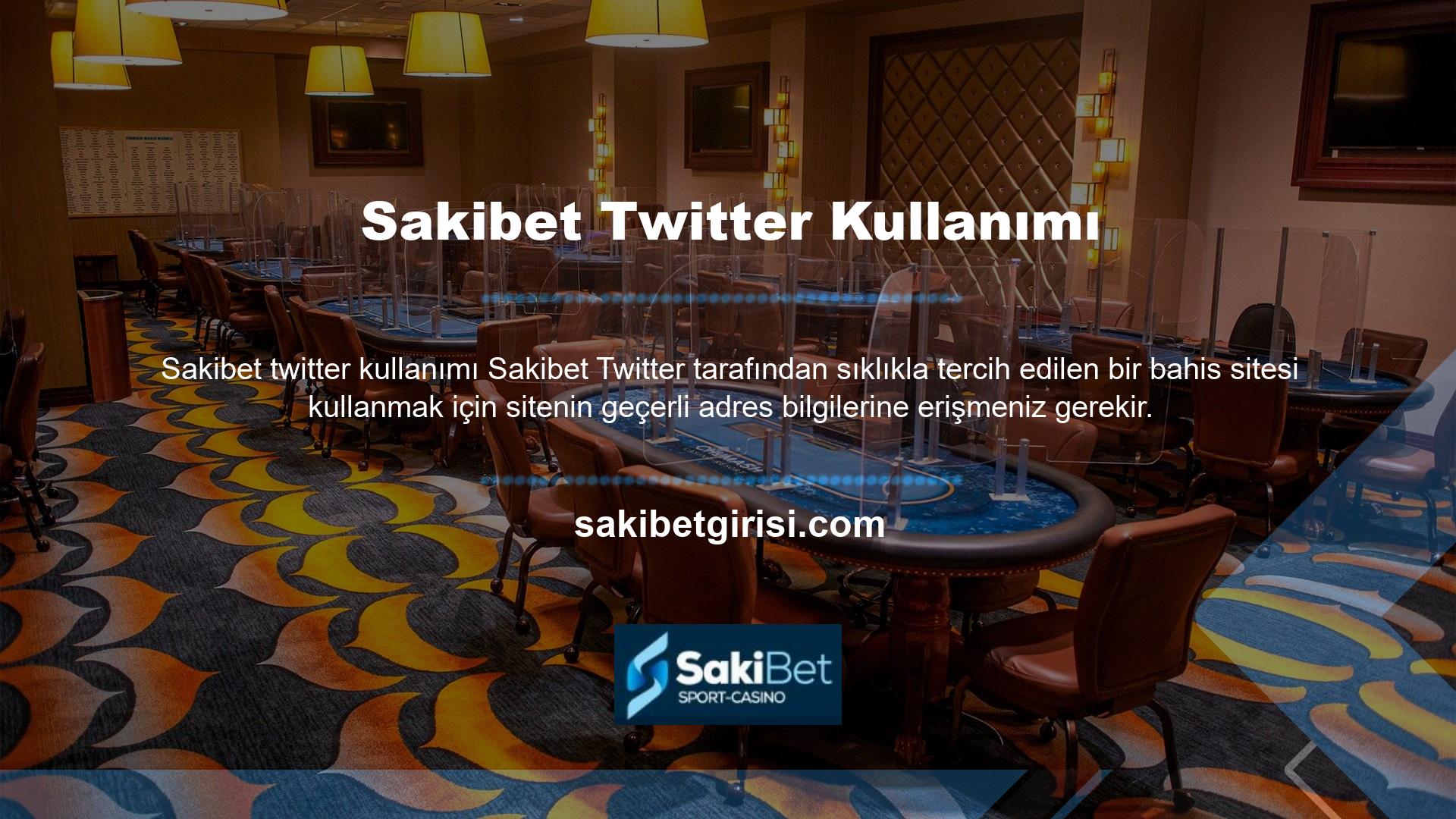 Twitter hesabı üzerinden bahis sitesine giriş yapabilirsiniz